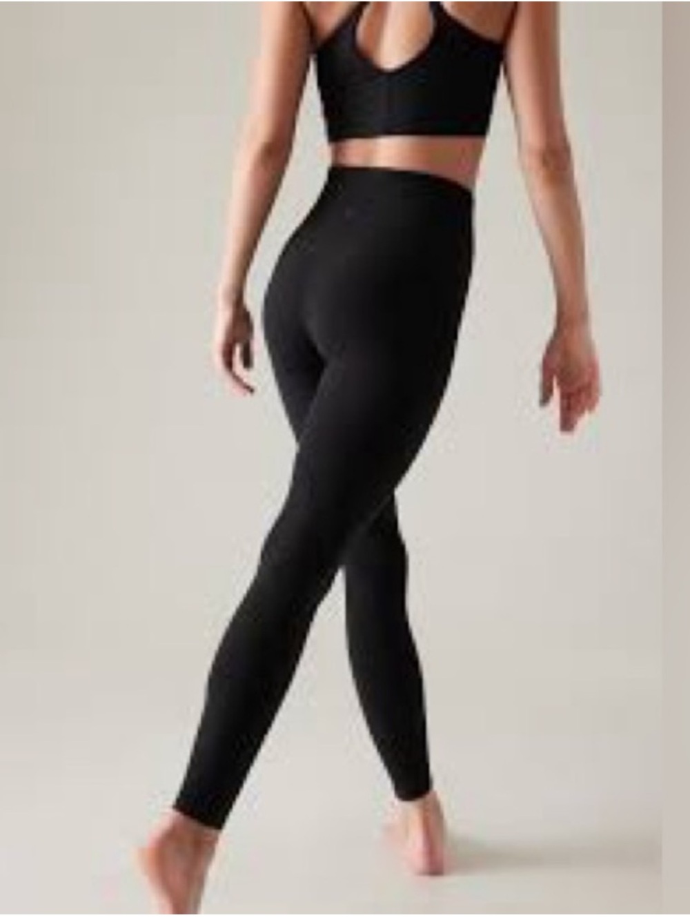 Athleta Ultra High Rise Elation 7/8ths Tight Black Leggings XXS
